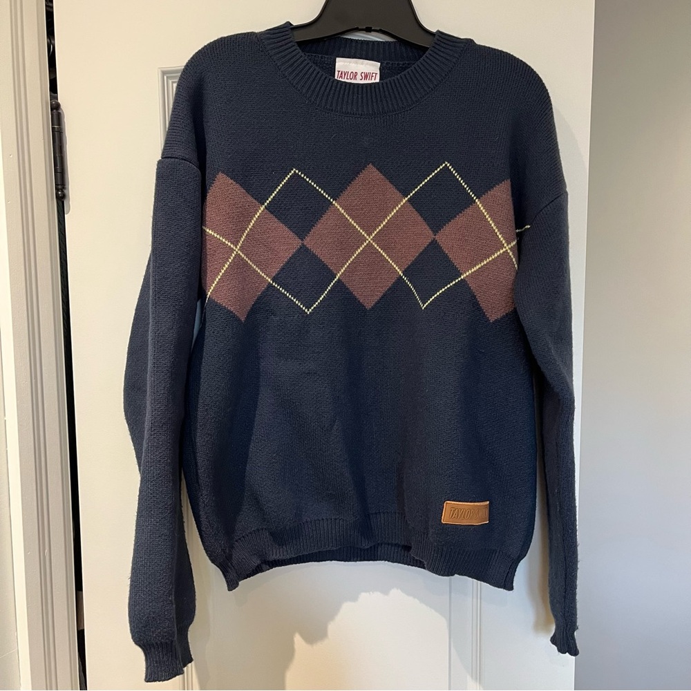 Taylor Swift All Too Well Argyle Sweater